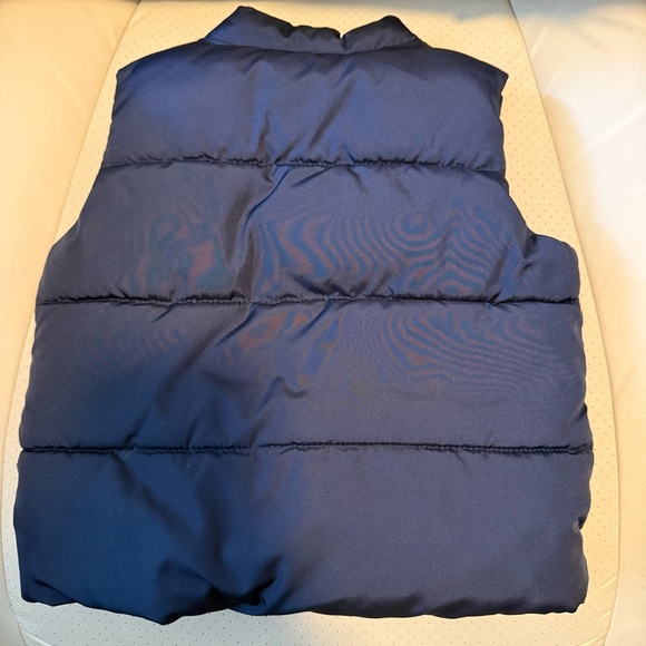 EUC Old Navy Navy Blue Puffer Vest - Picture 2 of 5